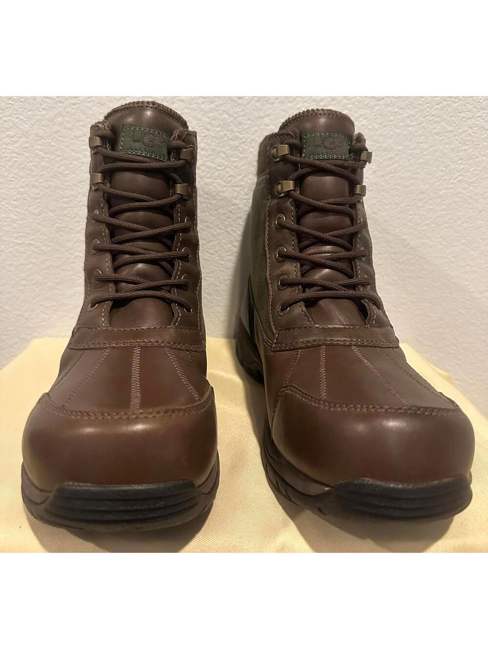 New UGG Australia Eaglin Leather Waterproof Duck Boots Men's Size 11.5
